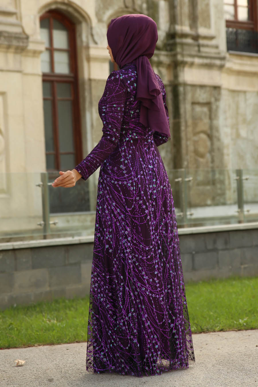 EVENING DRESS - PURPLE